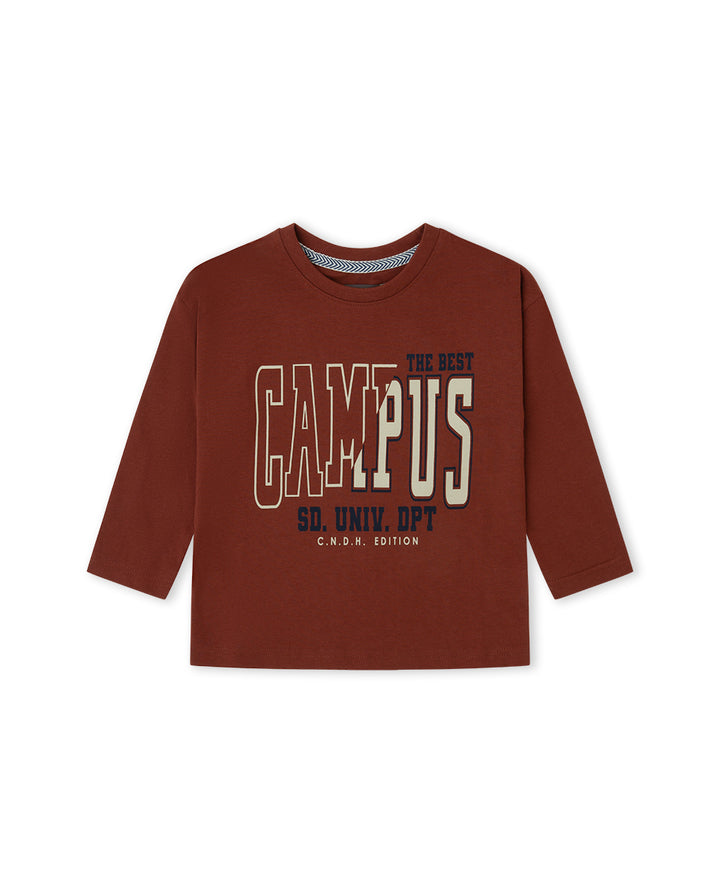 CAMISETA MARRÓN