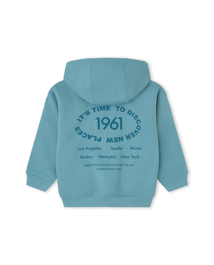 SUDADERA TURQUESA