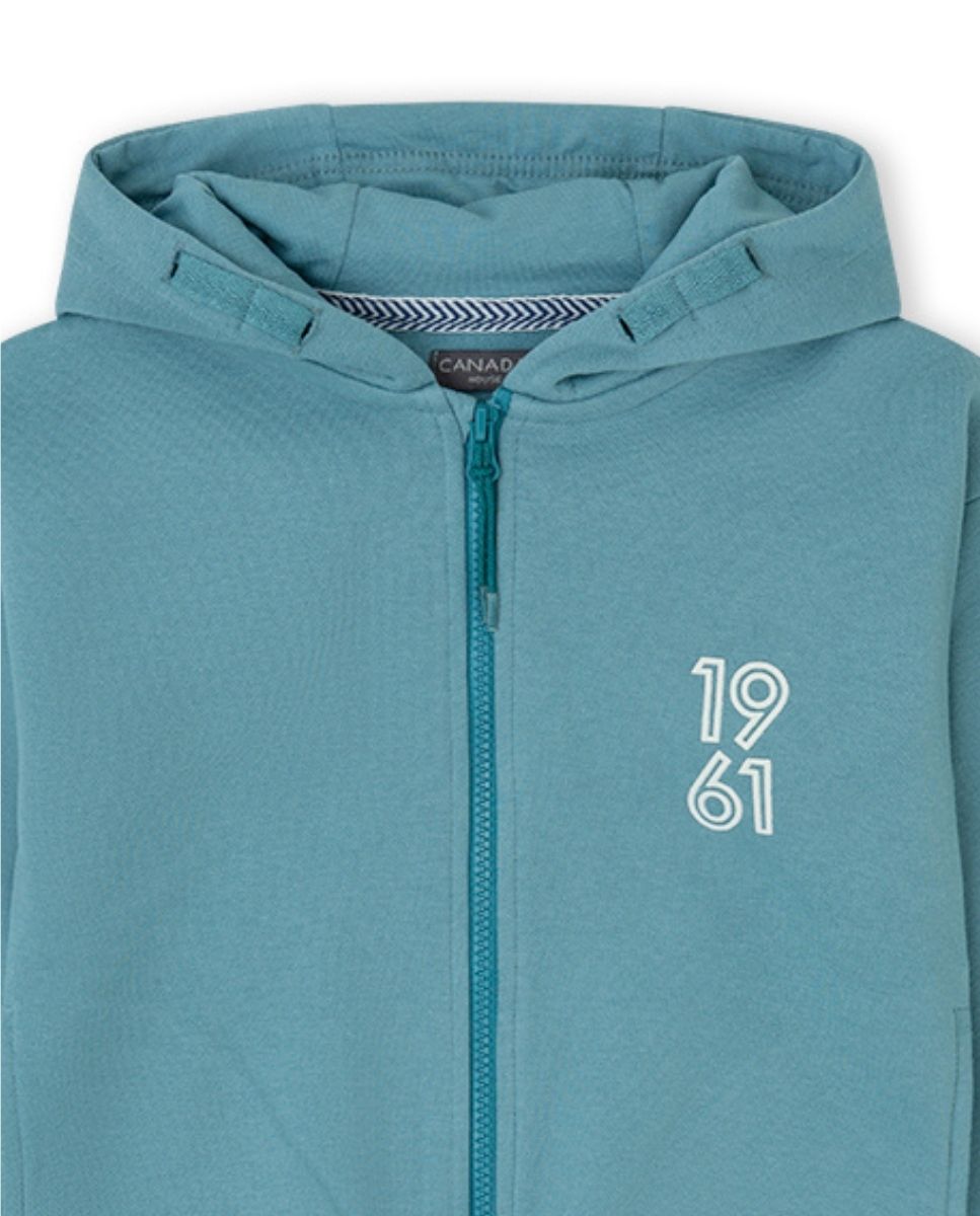 SUDADERA TURQUESA