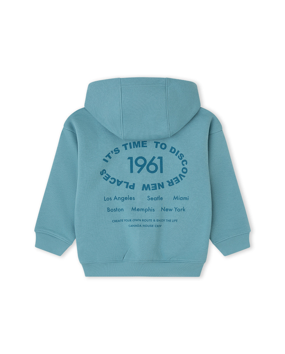 SUDADERA TURQUESA