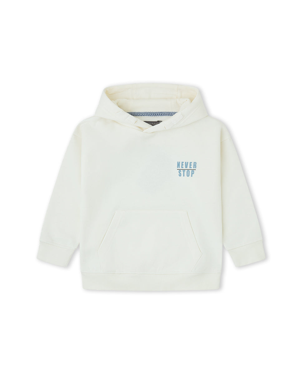 SUDADERA OFF WHITE