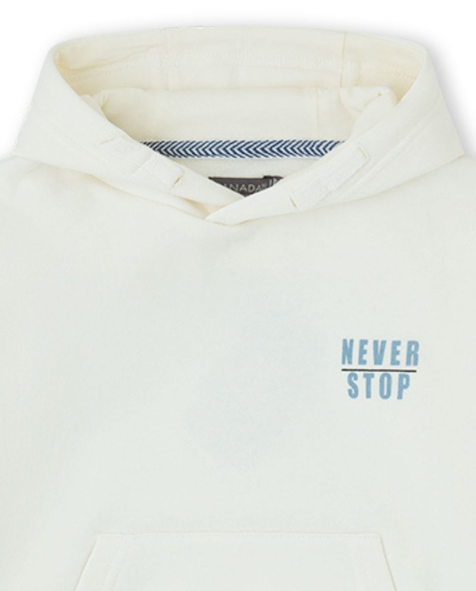 SUDADERA OFF WHITE