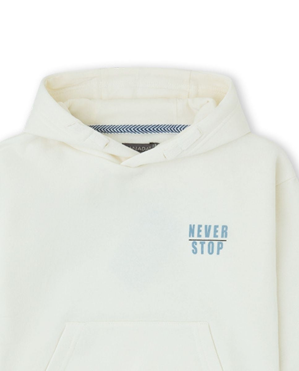 SUDADERA OFF WHITE
