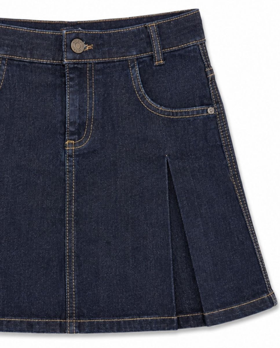 FALDA DENIM AZUL