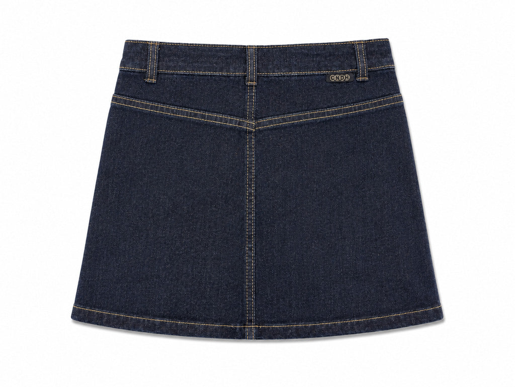 FALDA DENIM AZUL