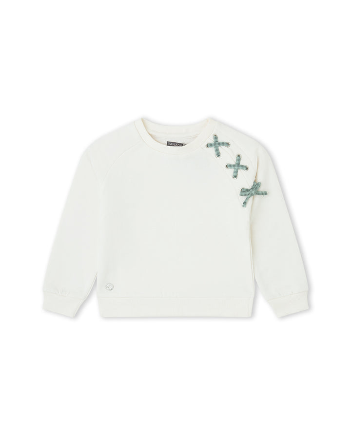 SUDADERA OFF WHITE