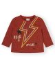 CAMISETA BBLIGHTING BOY MARRON