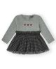 VESTIDO BBHEARTS GIRL GRIS