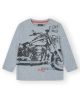 CAMISETA WILD BOY. GRIS CLARO