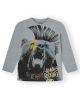 CAMISETA BEAR BOY. GRIS CLARO