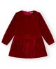 VESTIDO VELVET GIRL. ROJO