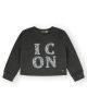 SUDADERA ICON GIRL. NEGRO